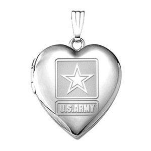Army Heart Locket