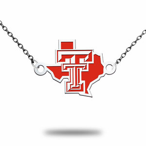 Texas Tech Color Enamel Outline Bracelet