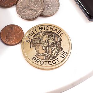 Exclusive Saint Michael Pocket Coin   Keepsake