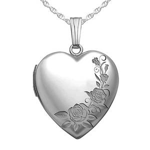 Roses Heart Photo Locket
