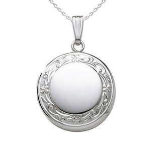 Round Photo Locket