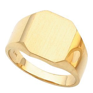 Men s Square Signet Ring