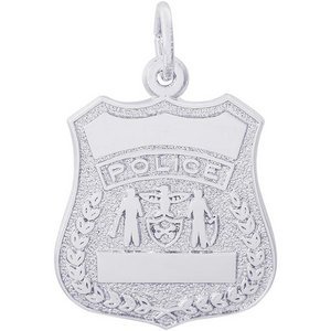 POLICE BADGE ENGRAVABLE